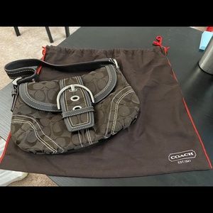 Coach purse with bag